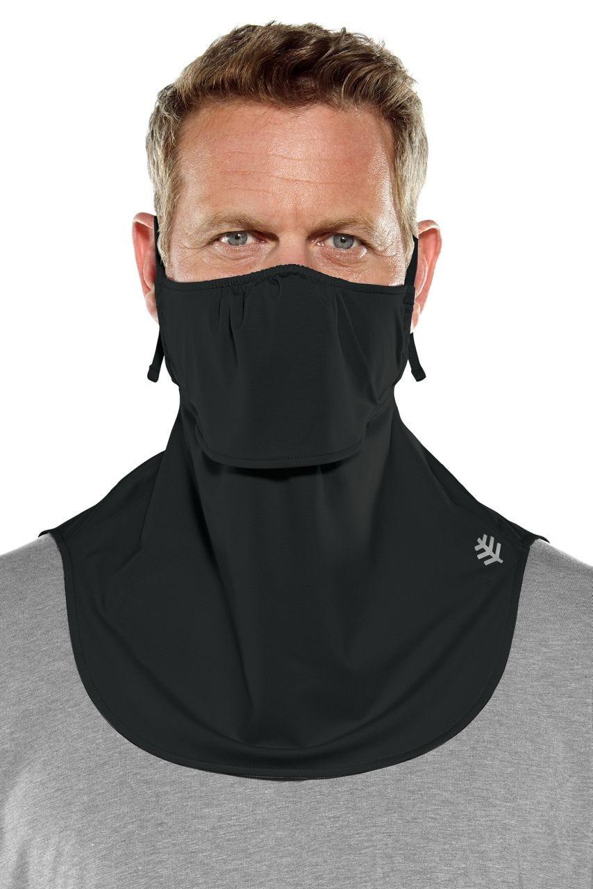 coolibar Vermilion UV Layered Mask | Black