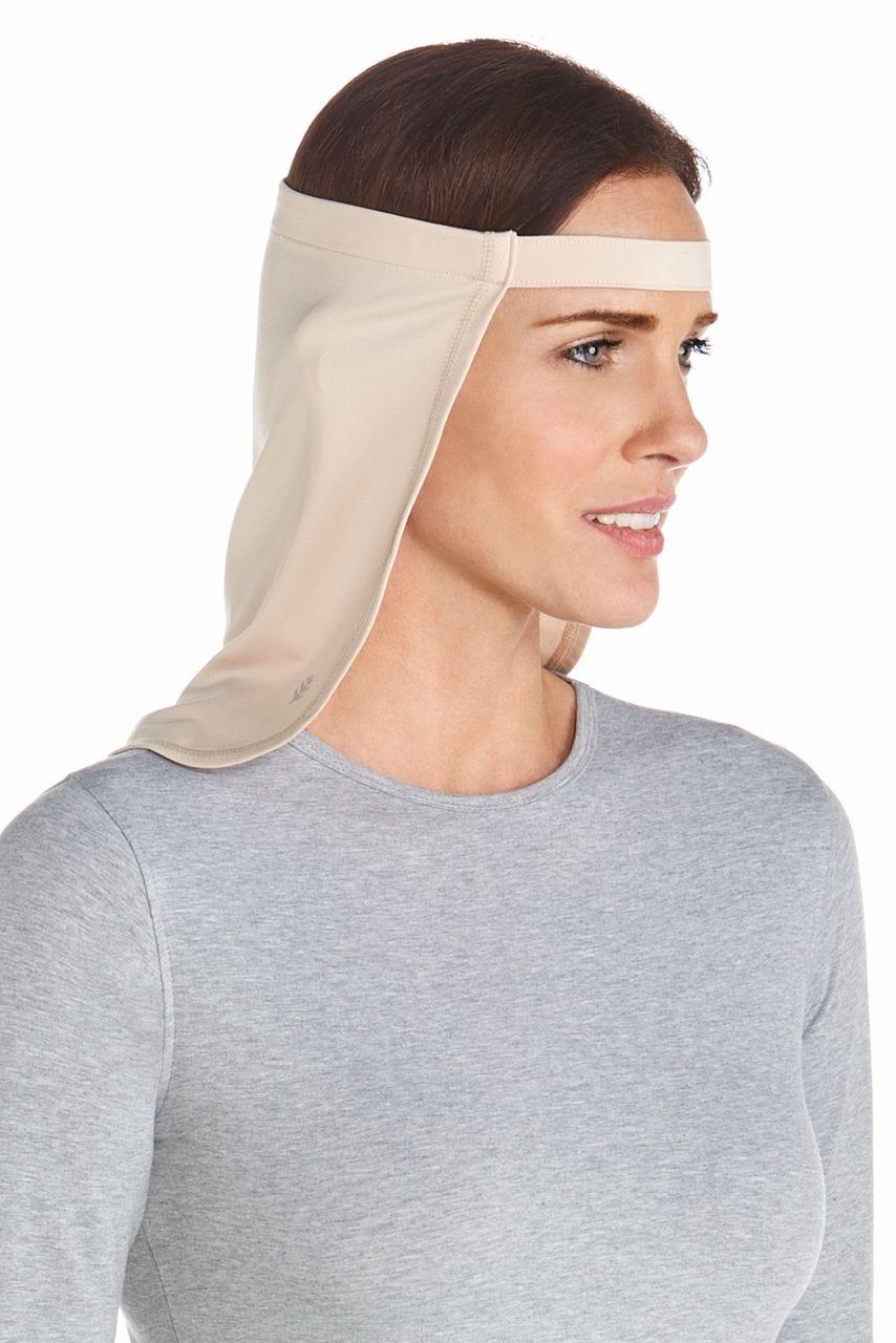 Coolibar Windom UV Hat Drape | Beige