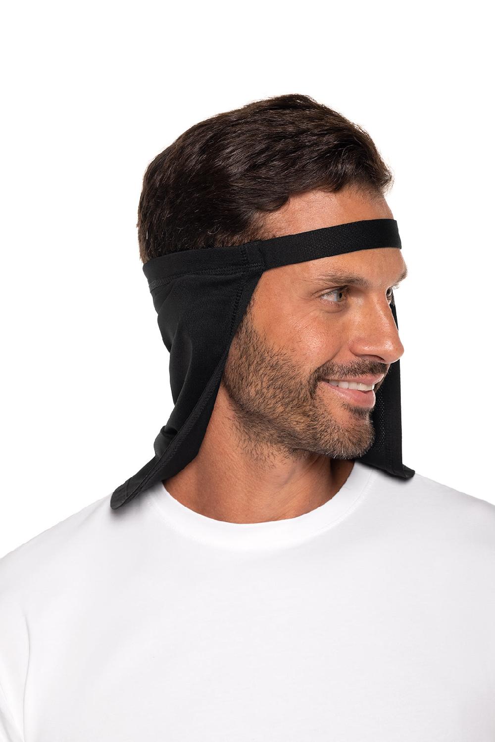 Coolibar Windom UV Hat Drape | Black