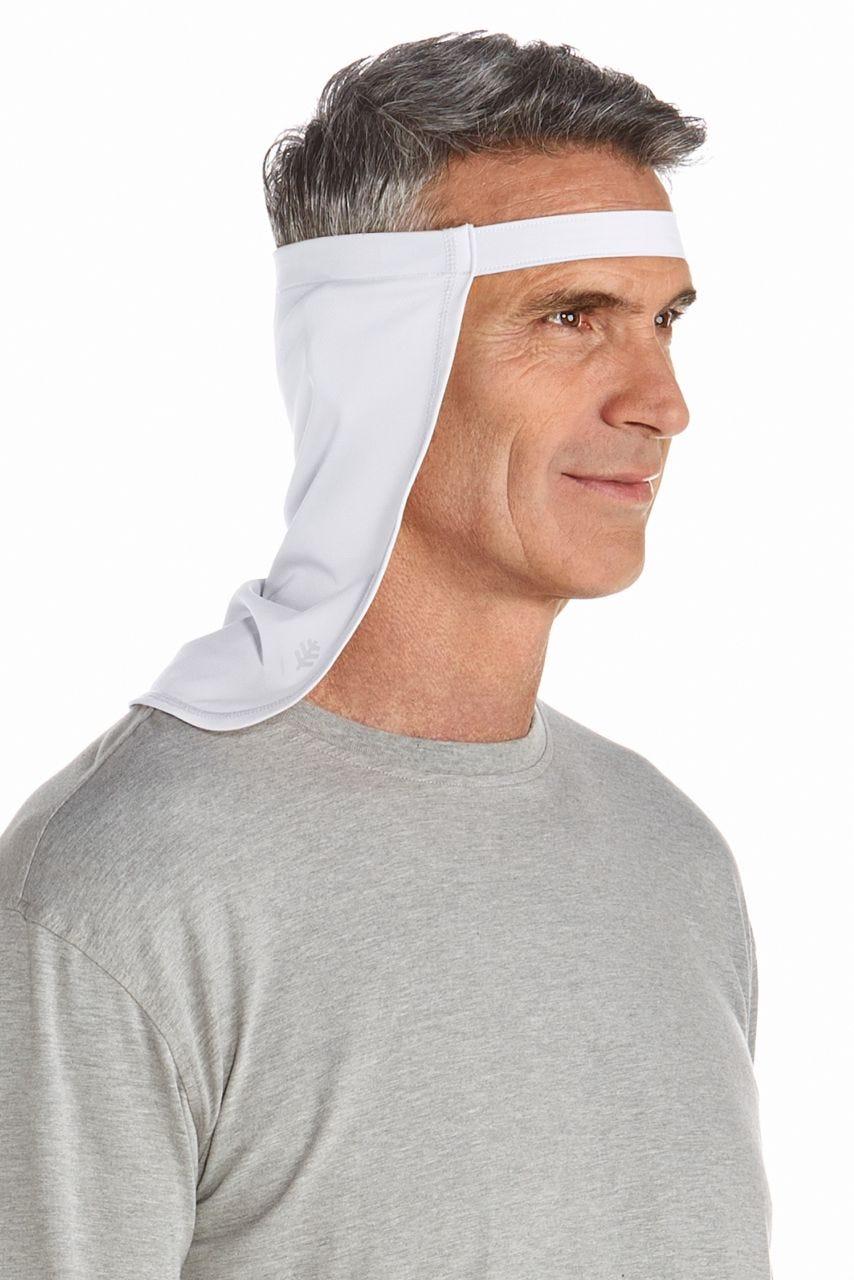 Coolibar Windom UV Hat Drape | White