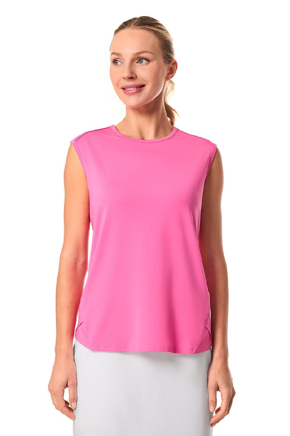 Coolibar Women's Accelera Tank | Tulip Pink