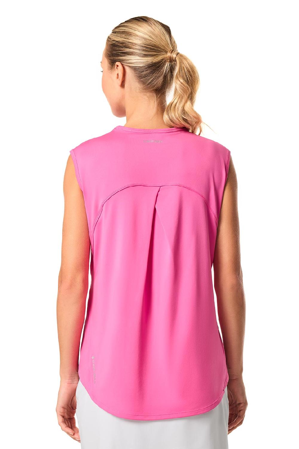 Coolibar Women's Accelera Tank | Tulip Pink
