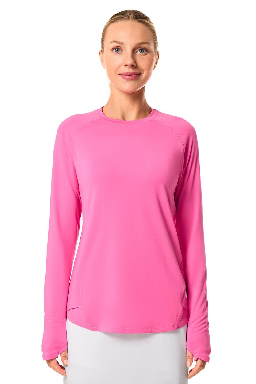 Coolibar Women's Accelera Tee | Tulip Pink