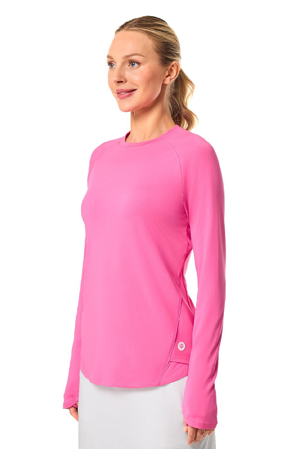 Coolibar Women's Accelera Tee | Tulip Pink