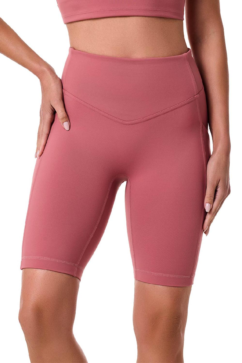 Coolibar Women's Ananda Bike Short | Terracotta Rose