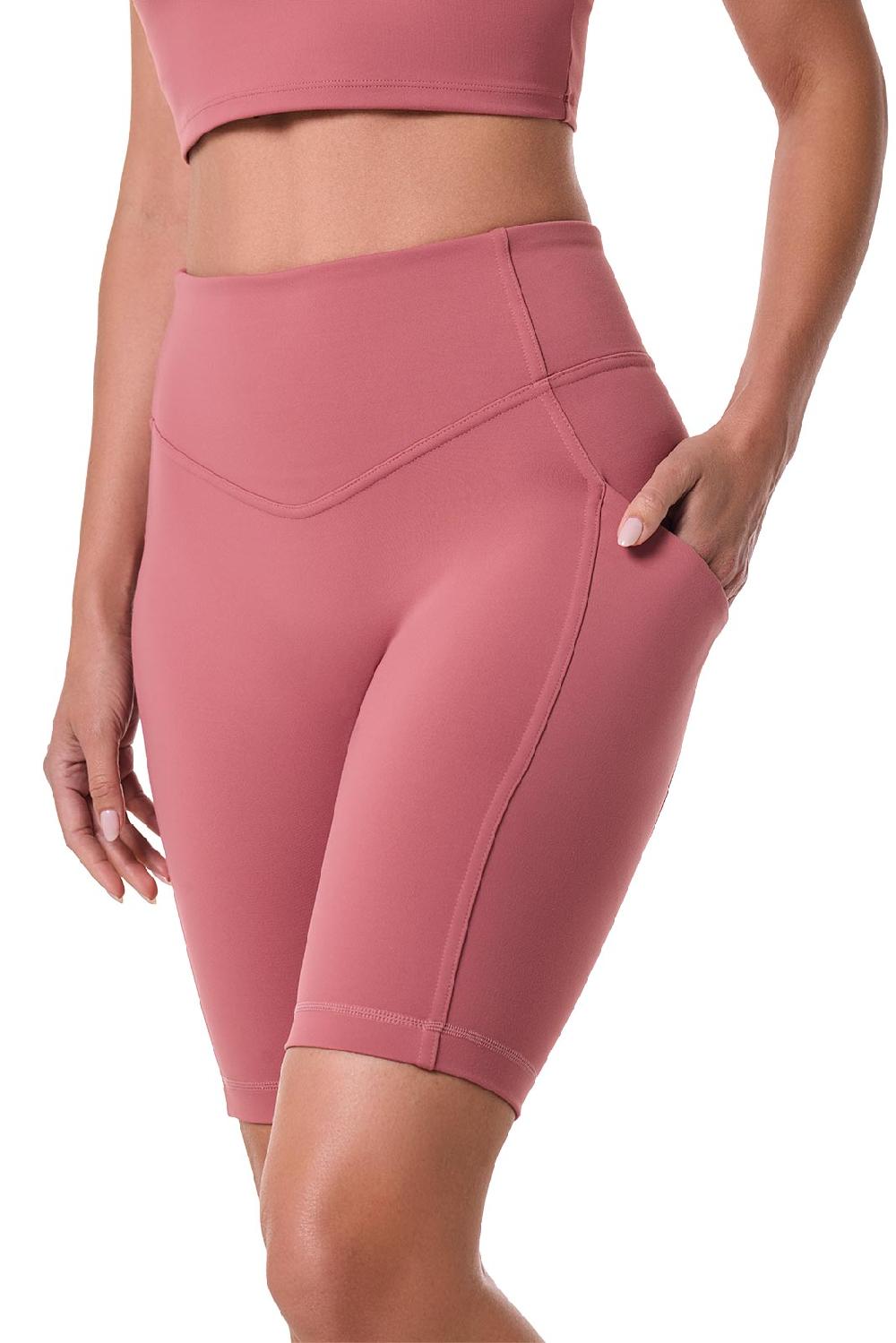 Coolibar Women's Ananda Bike Short | Terracotta Rose