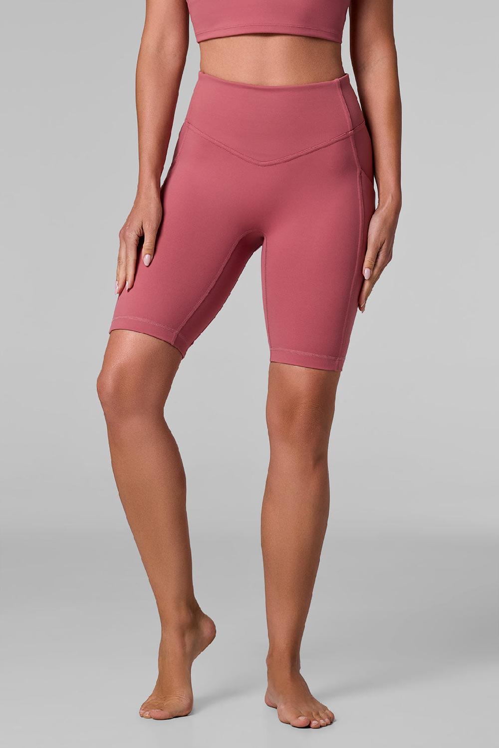 coolibar Women's Ananda Bike Short | Terracotta Rose