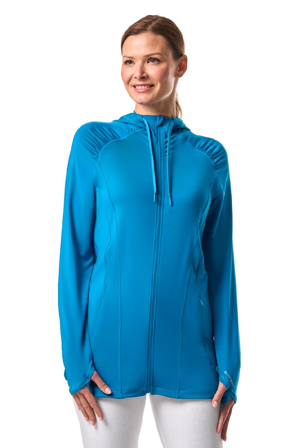 Coolibar Women's Astir Full-Zip Jacket | Bluejay