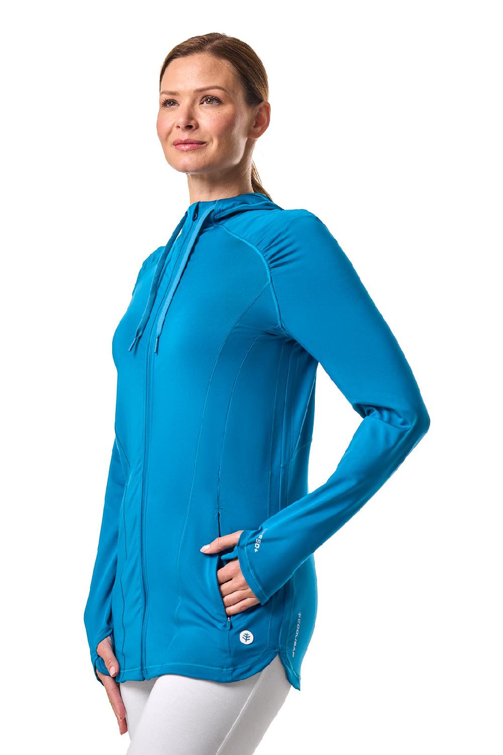 Coolibar Women's Astir Full-Zip Jacket | Bluejay
