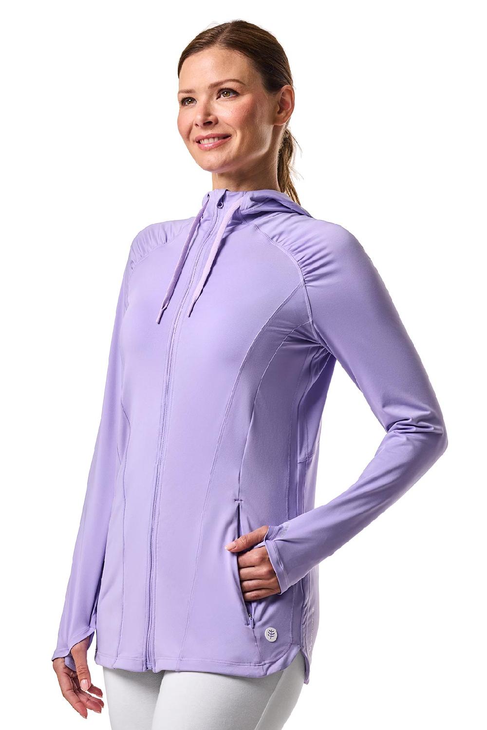 Coolibar Women's Astir Full-Zip Jacket | Lavendula