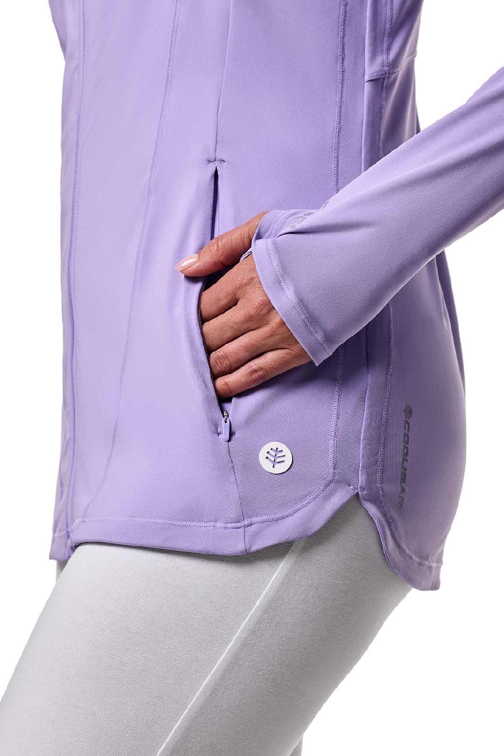 Coolibar Women's Astir Full-Zip Jacket | Lavendula