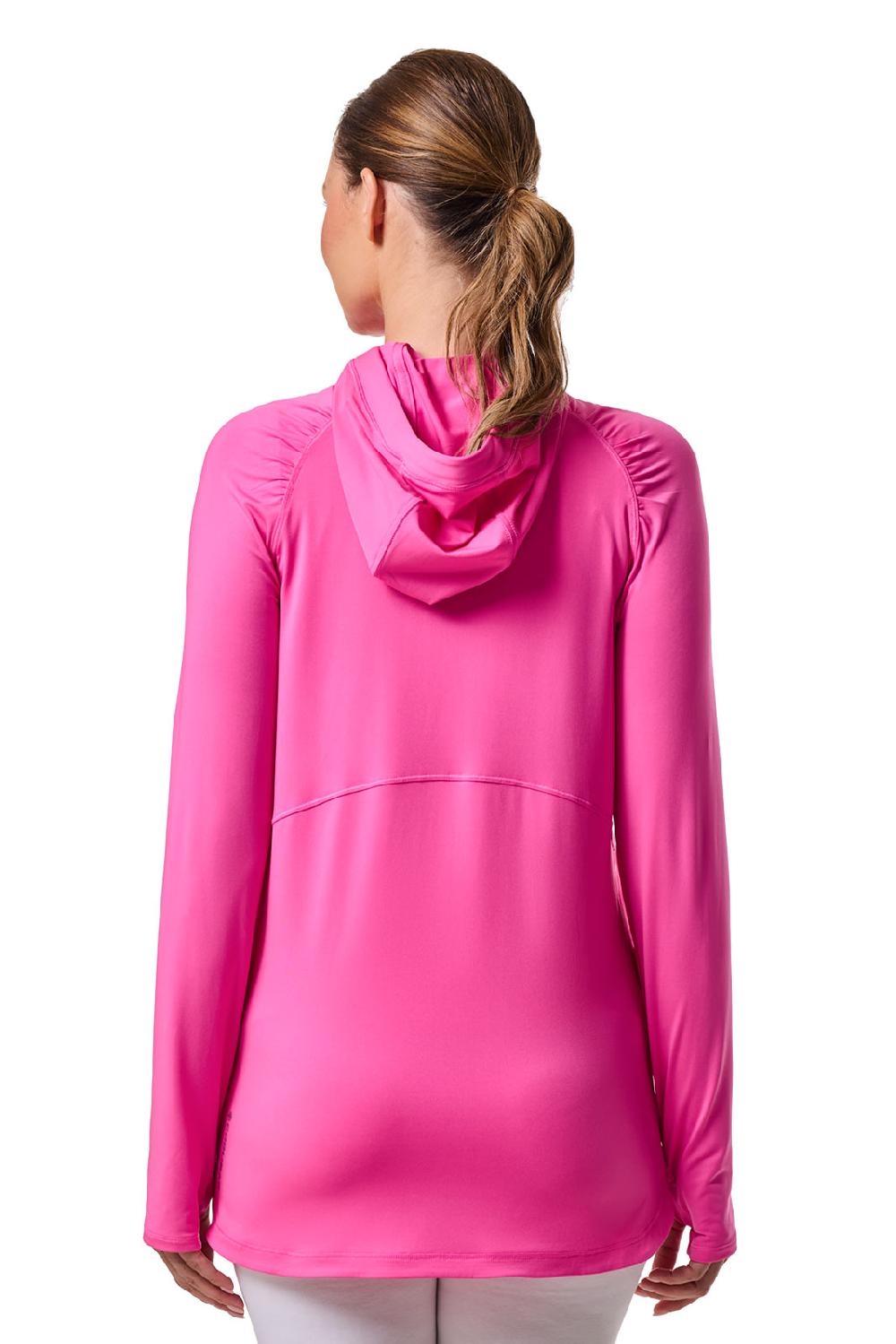 Coolibar Women's Astir Full-Zip Jacket | Tulip Pink
