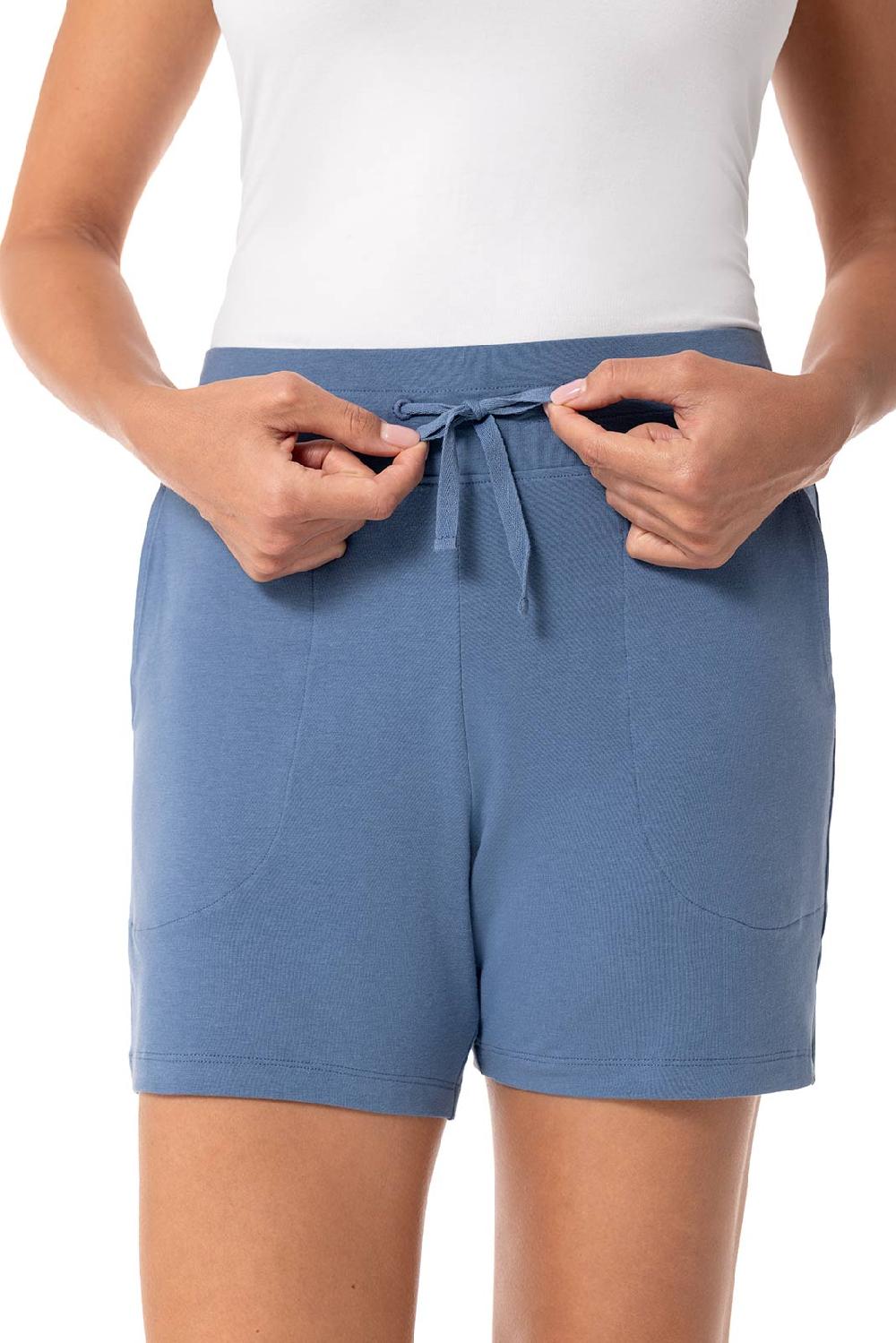 Coolibar Women's Aventura Knit Short | Blue Dusk