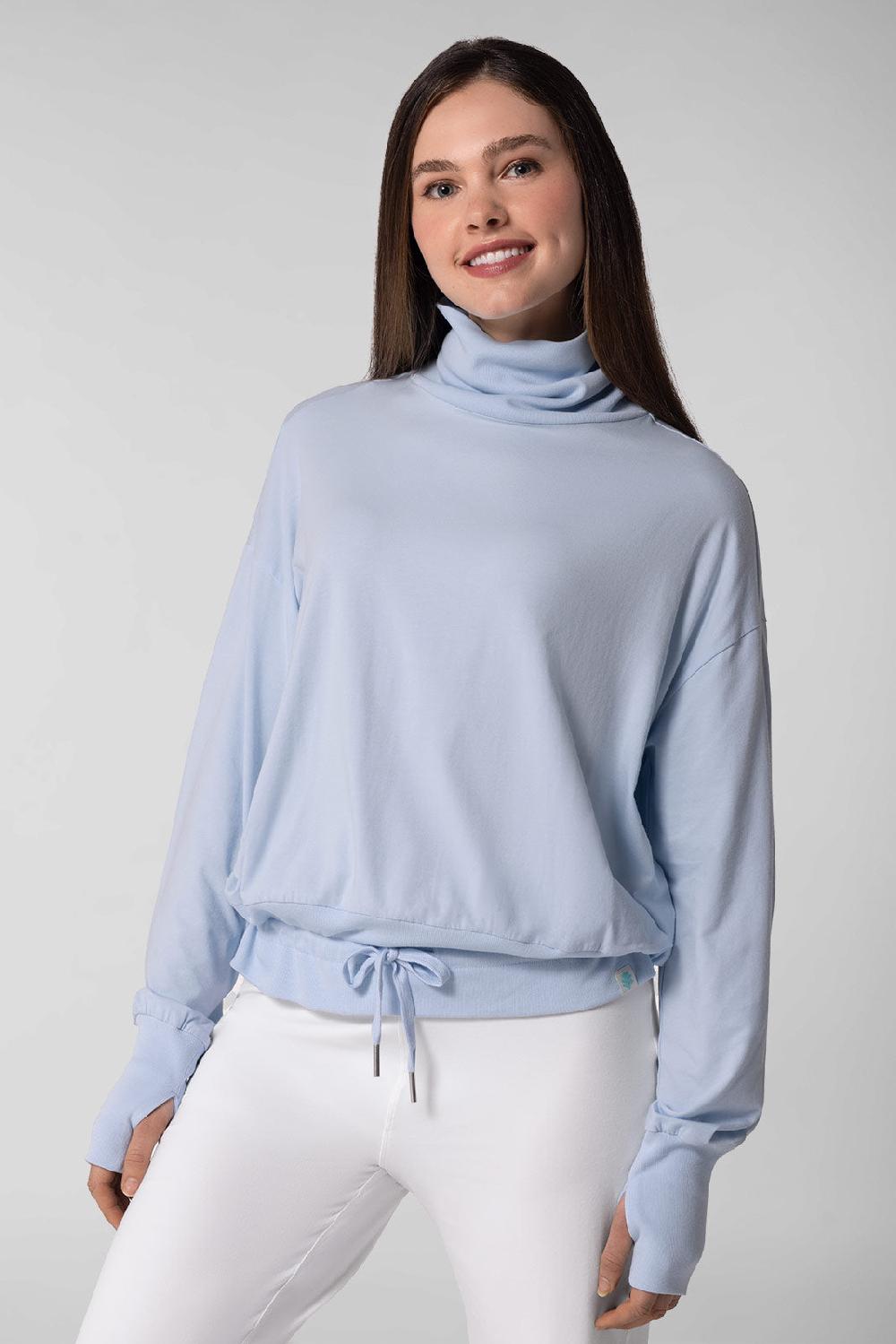 coolibar Women's Bay Harbor Tie Waist Tee | Skyride
