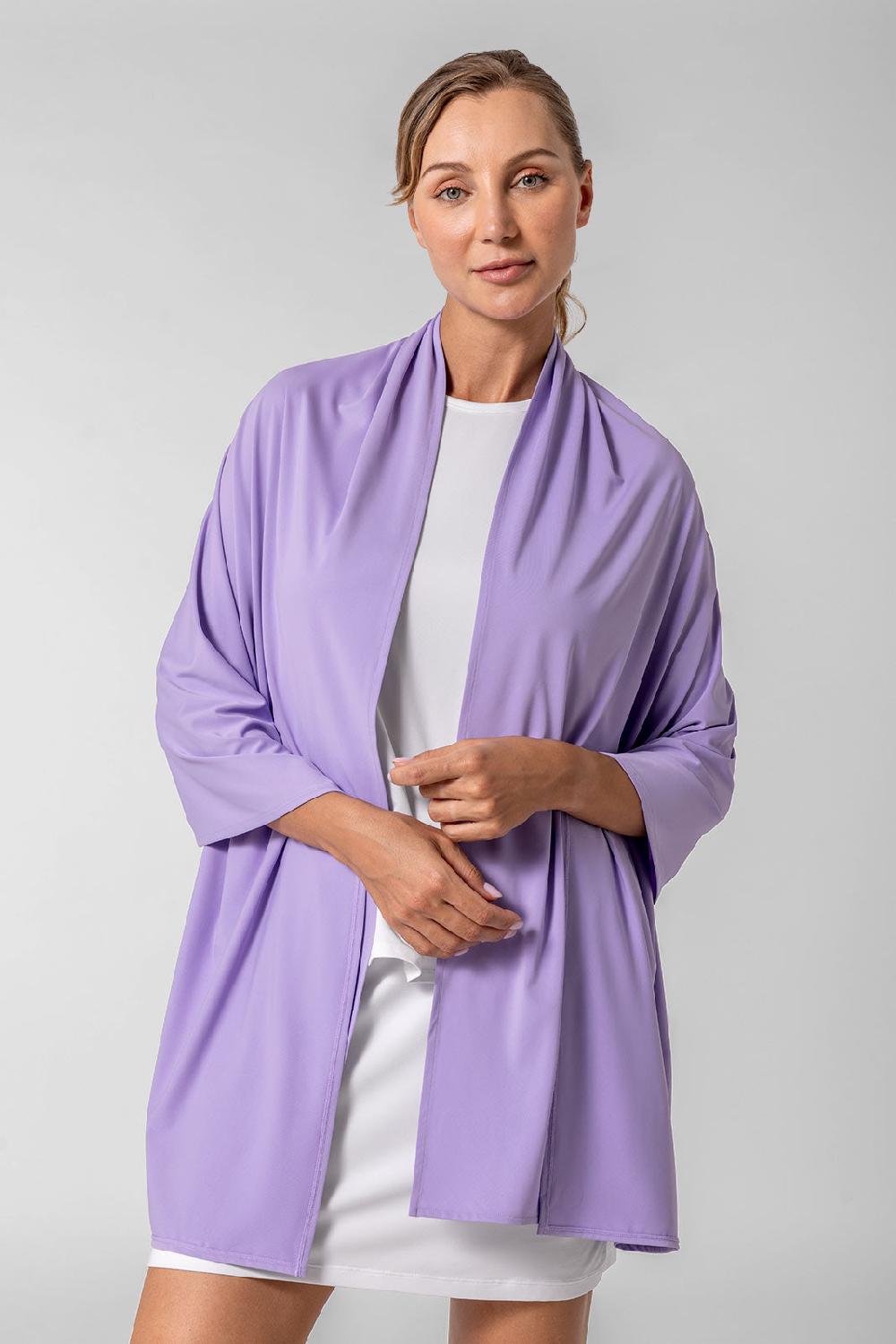 Coolibar Women's Bhakti Sun Shawl | Lavendula