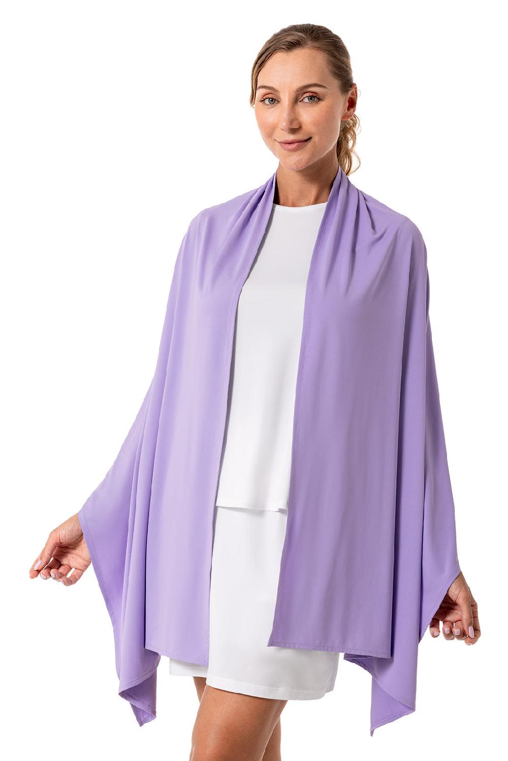 Coolibar Women's Bhakti Sun Shawl | Lavendula