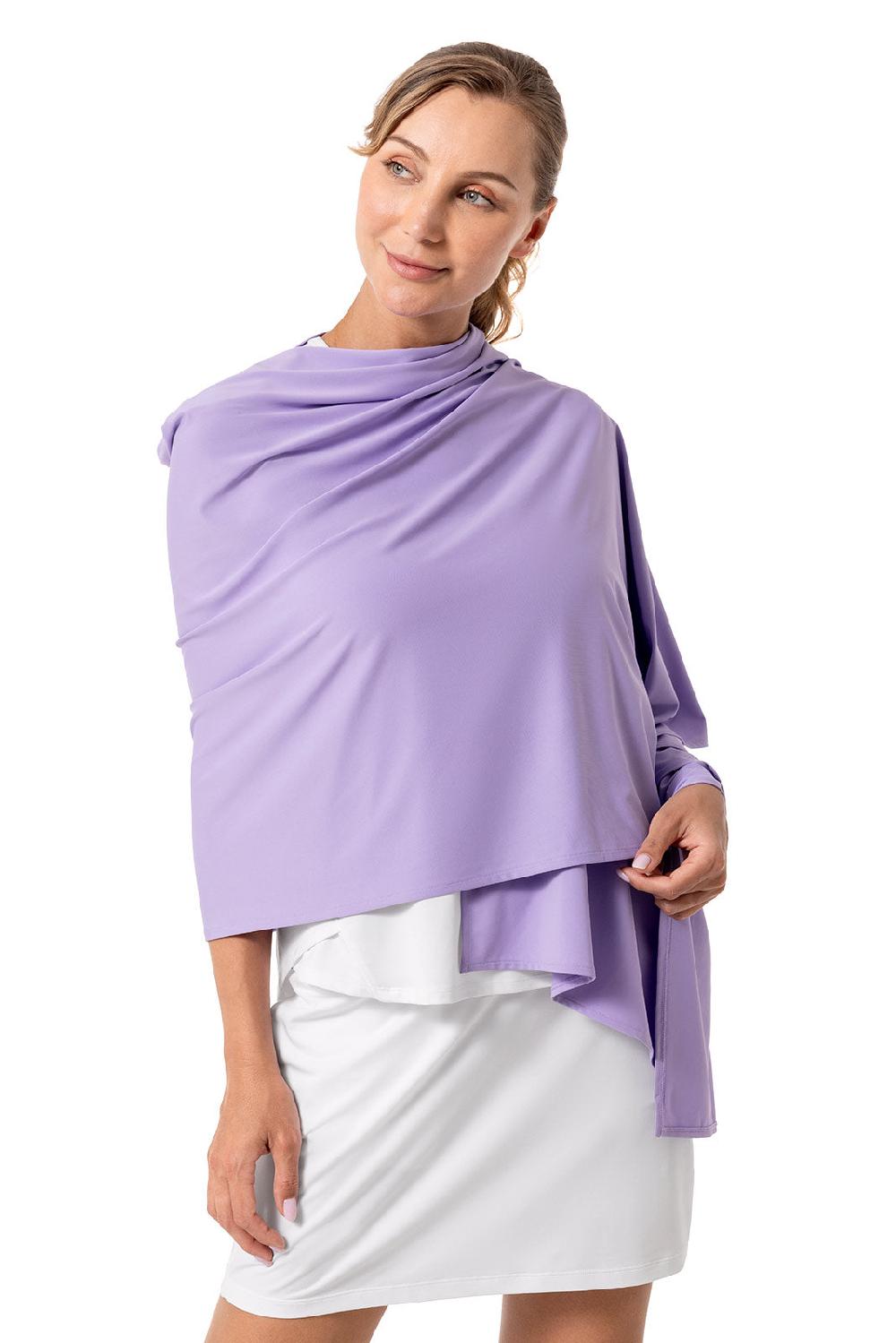 Coolibar Women's Bhakti Sun Shawl | Lavendula
