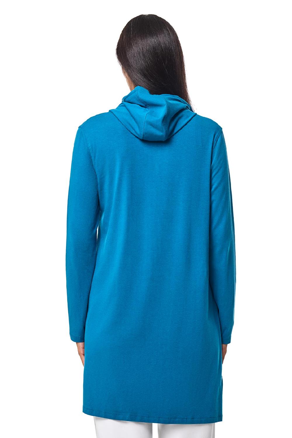 Coolibar Women's Cabana Hoodie | Bluejay