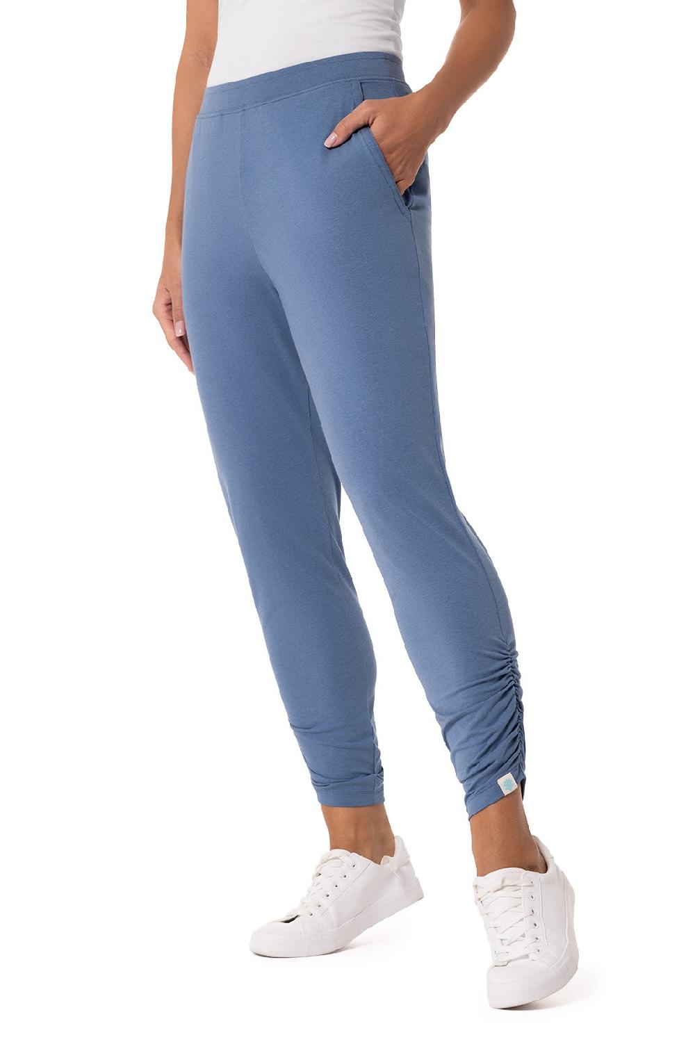 Coolibar Women's Cafe Ruche Pants | Blue Dusk