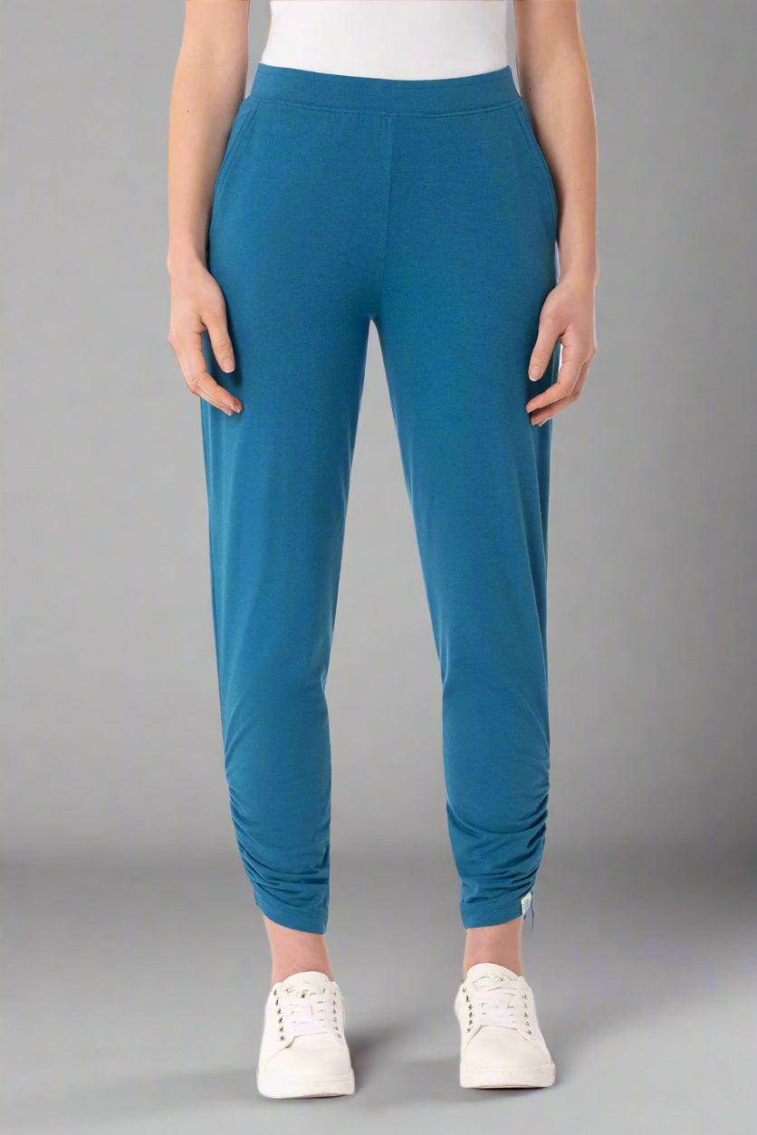 coolibar Women's Cafe Ruche Pants | Bluejay