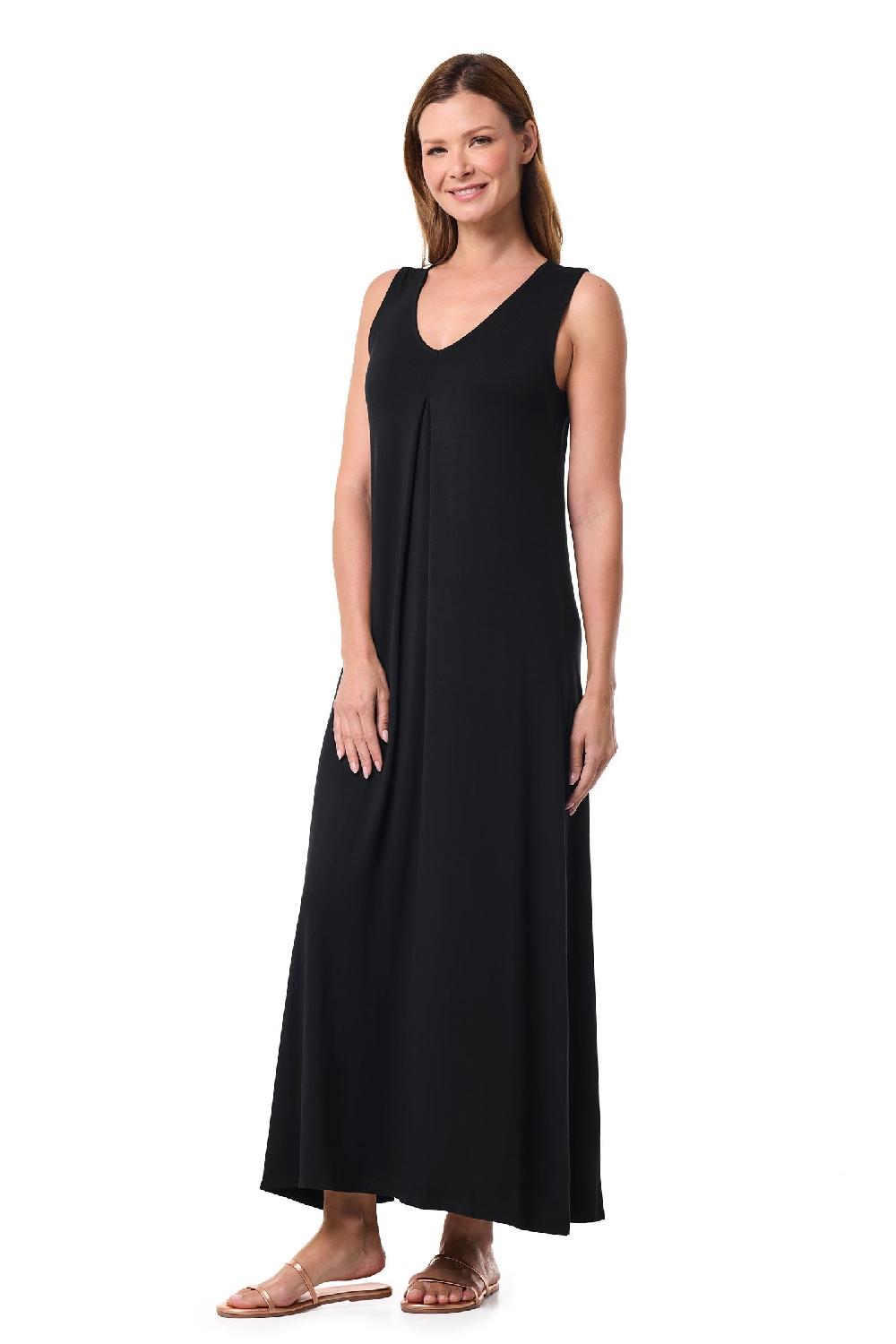 Coolibar Women's Coco Walk Maxi Dress | Black