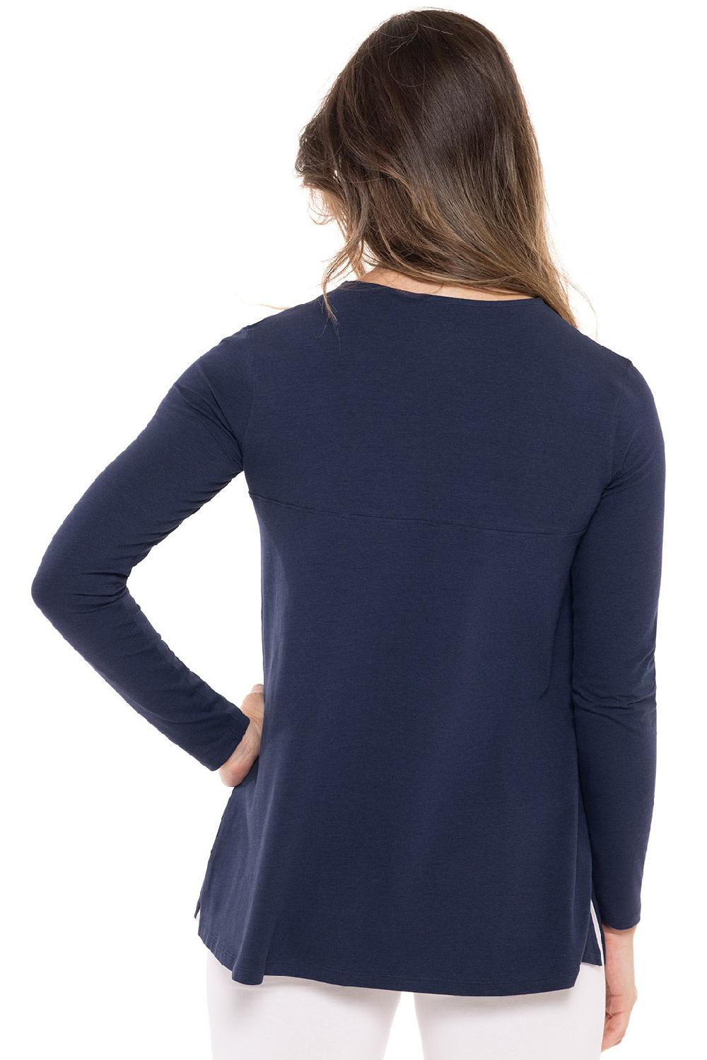 Coolibar Women's Daybreak Swing Top | Navy