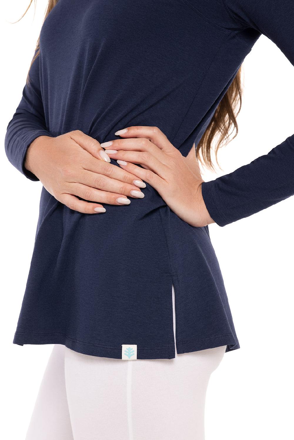 Coolibar Women's Daybreak Swing Top | Navy