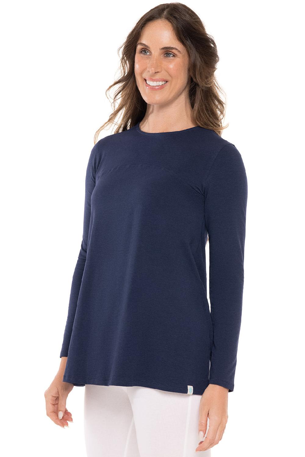 Coolibar Women's Daybreak Swing Top | Navy