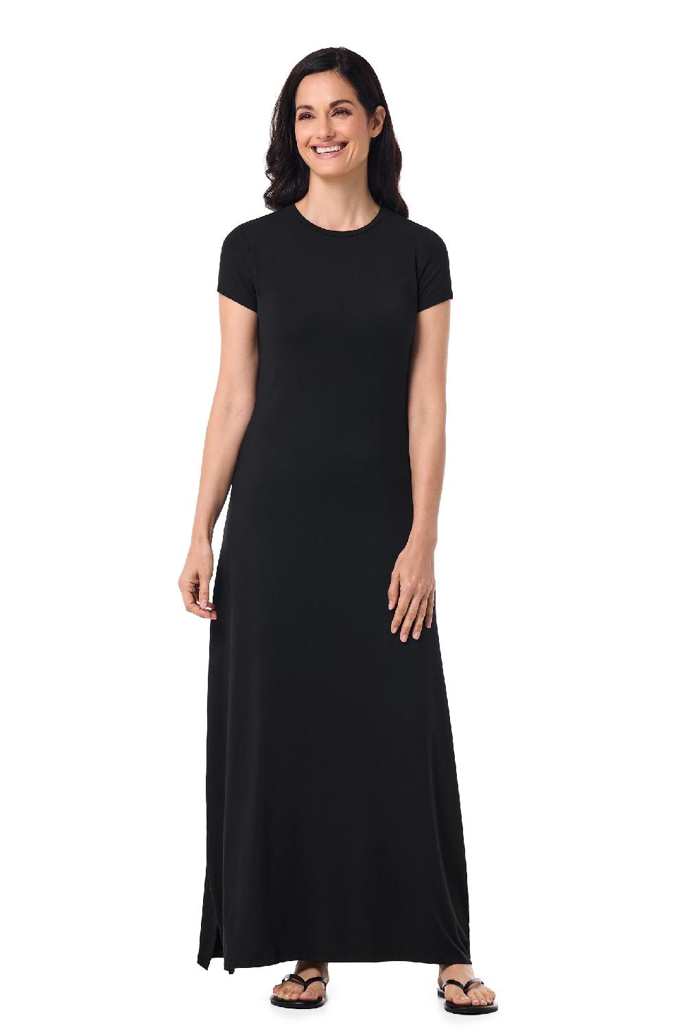 Coolibar Women's Dounelle Maxi Dress | Black