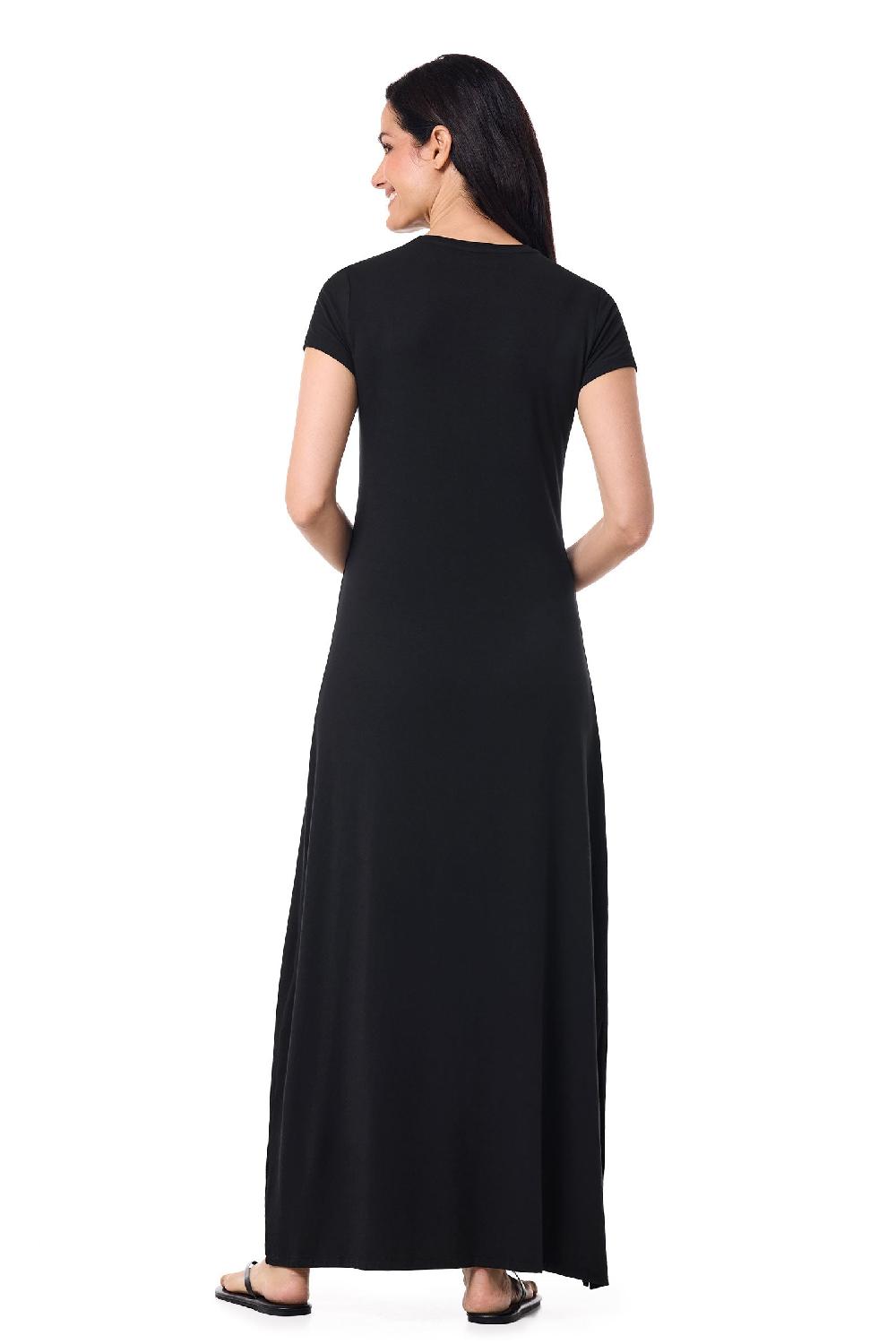 Coolibar Women's Dounelle Maxi Dress | Black