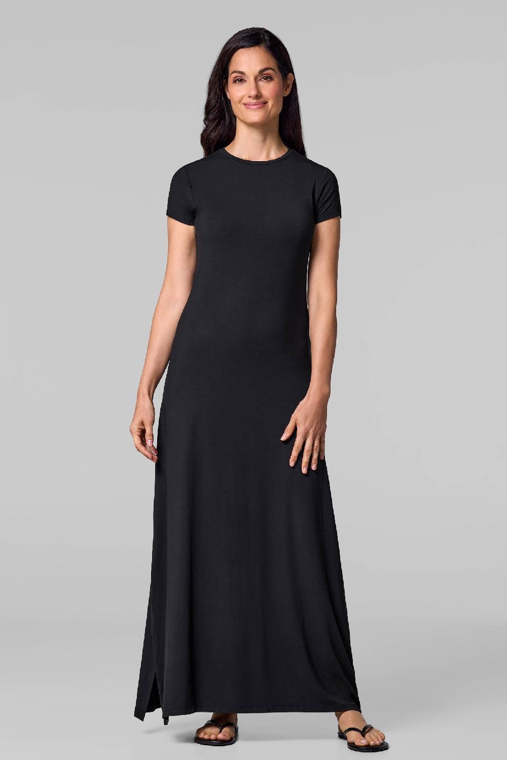 coolibar Women's Dounelle Maxi Dress | Black