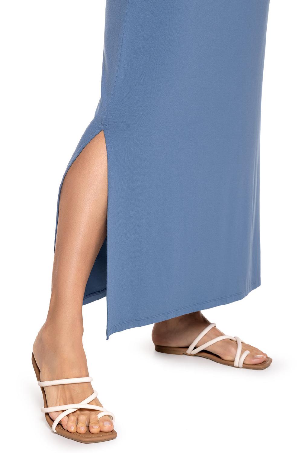 Coolibar Women's Dounelle Maxi Dress | Blue Dusk