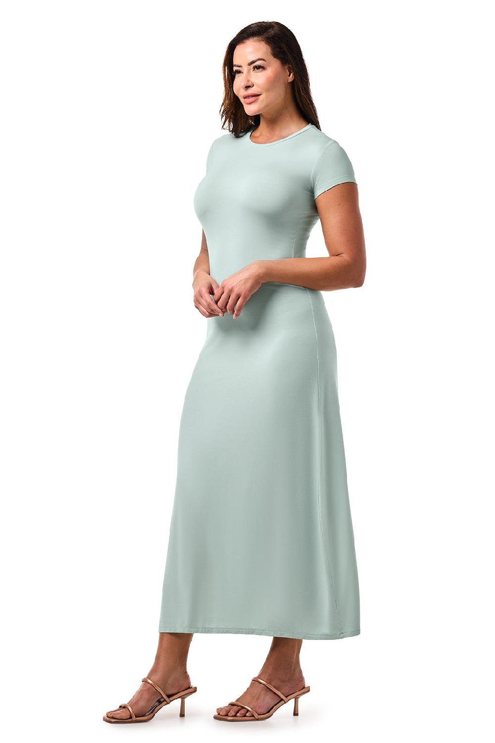 Coolibar Women's Dounelle Maxi Dress | Misty Aqua