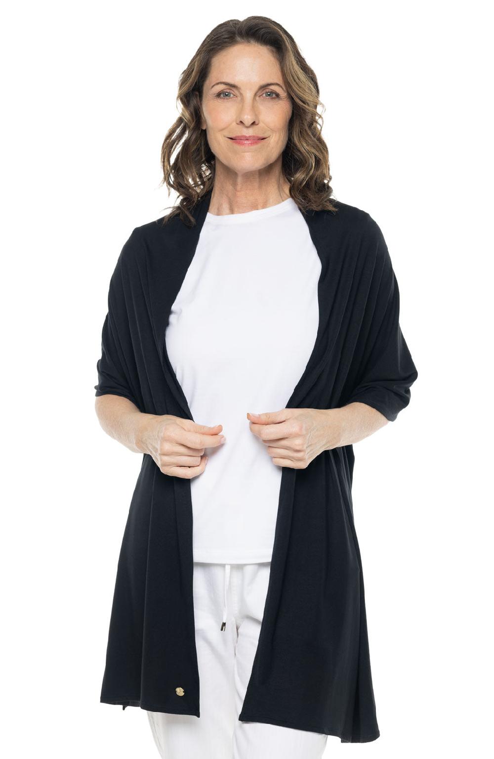 Coolibar Women's Elsa Scarf | Black