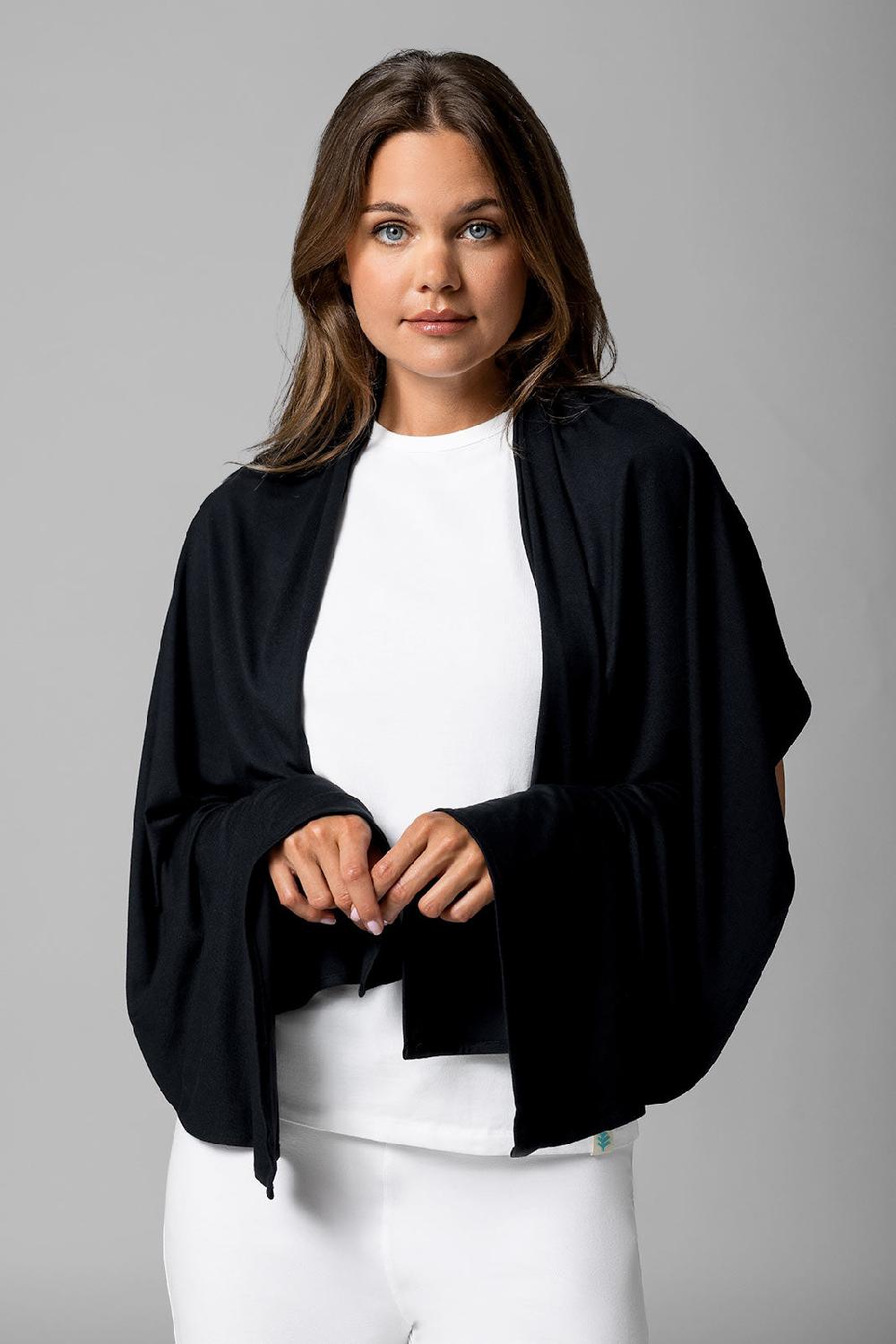 coolibar Women's Elsa Scarf | Black