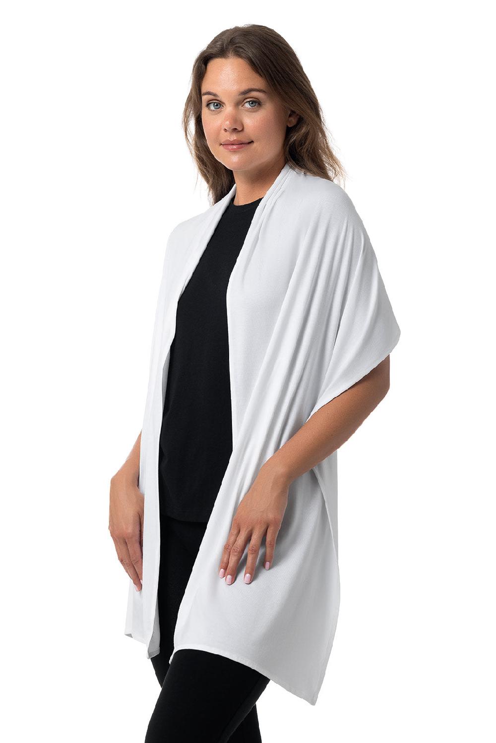 Coolibar Women's Elsa Scarf | White