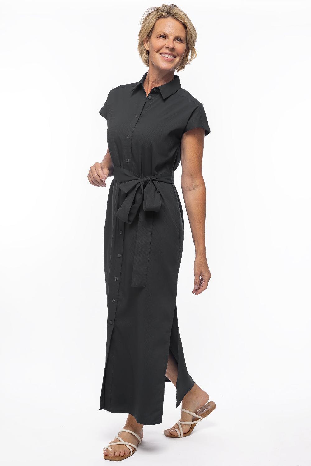 Coolibar Women's Espanola Way Dress | Black