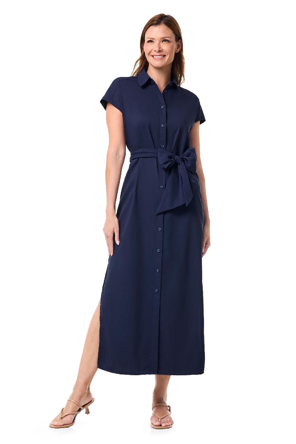 Coolibar Women's Espanola Way Dress | Navy
