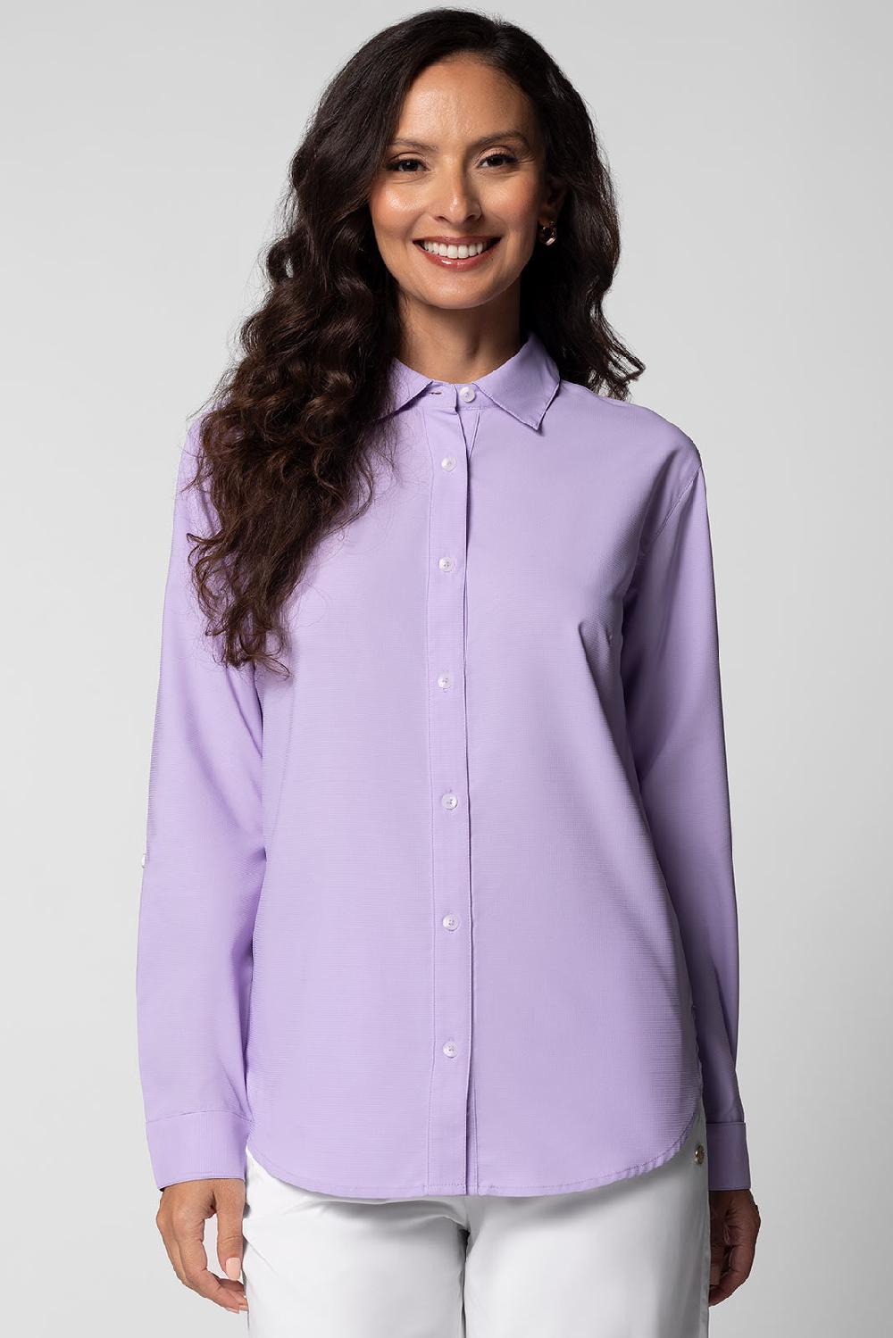 Coolibar Women's Hepburn Shirt | Lavendula