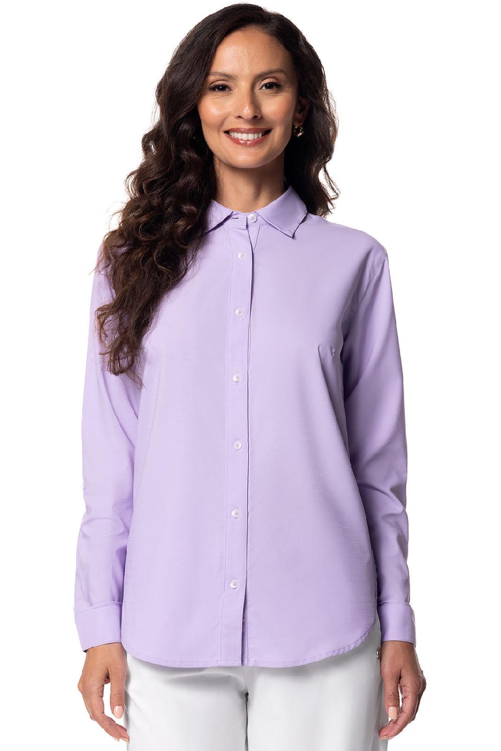 Coolibar Women's Hepburn Shirt | Lavendula