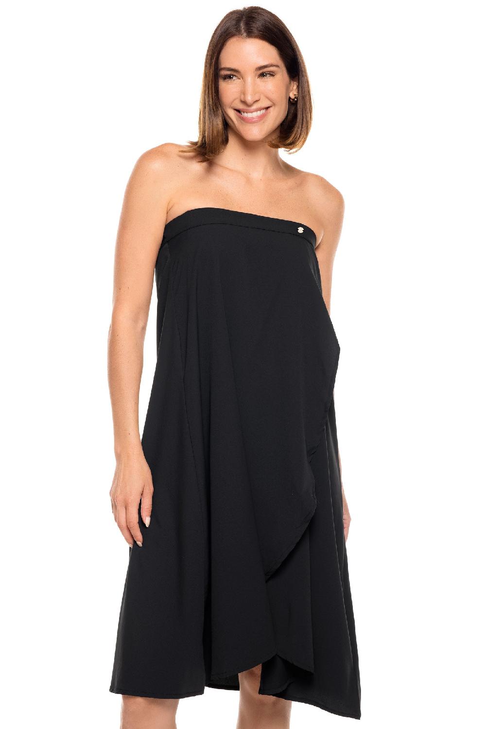 Coolibar Women's Isla Convertible Wrap | Black