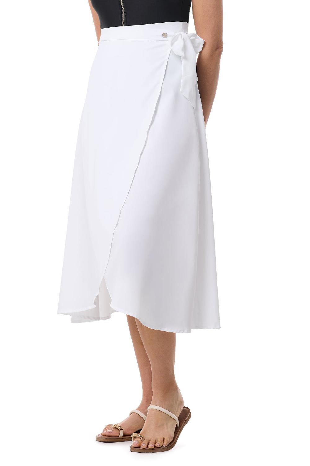 Coolibar Women's Isla Convertible Wrap | White