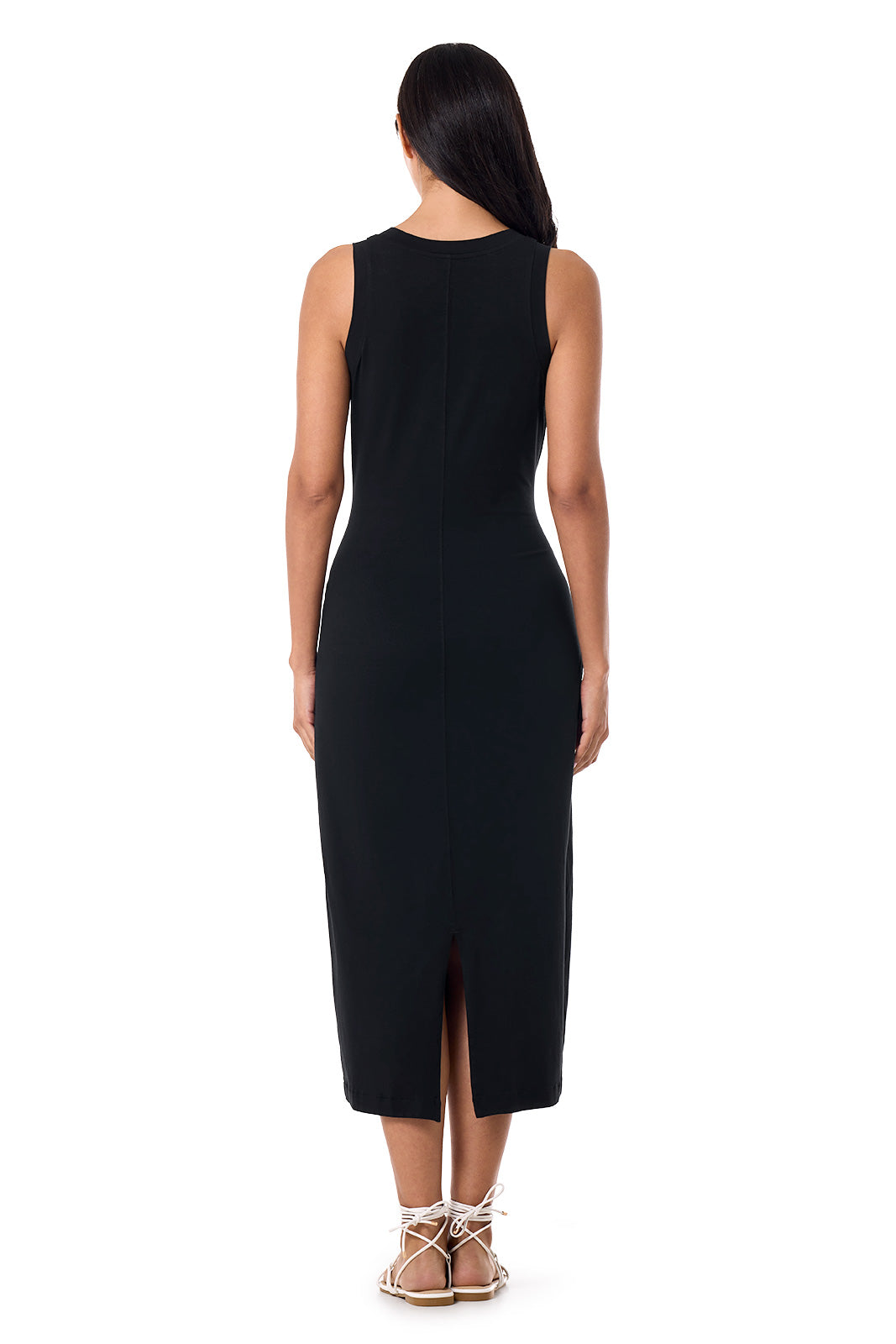 Coolibar Women's Jupiter Midi Tie Dress | Black