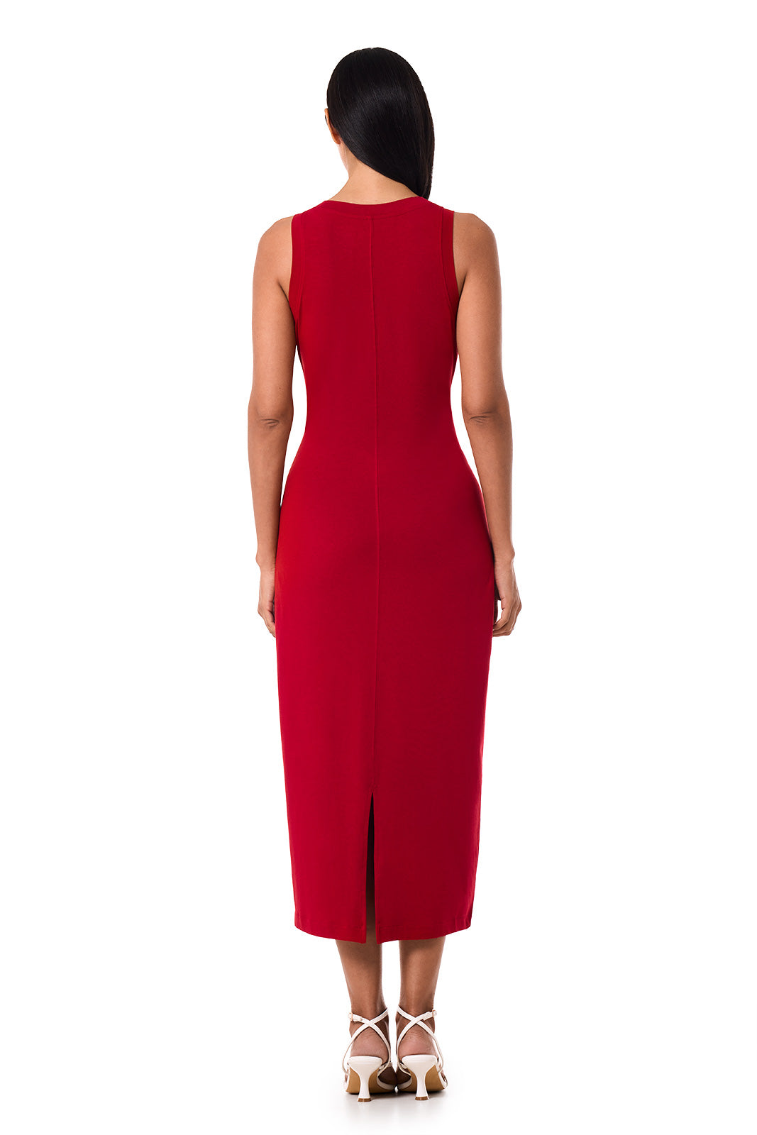 Coolibar Women's Jupiter Midi Tie Dress | Cherry