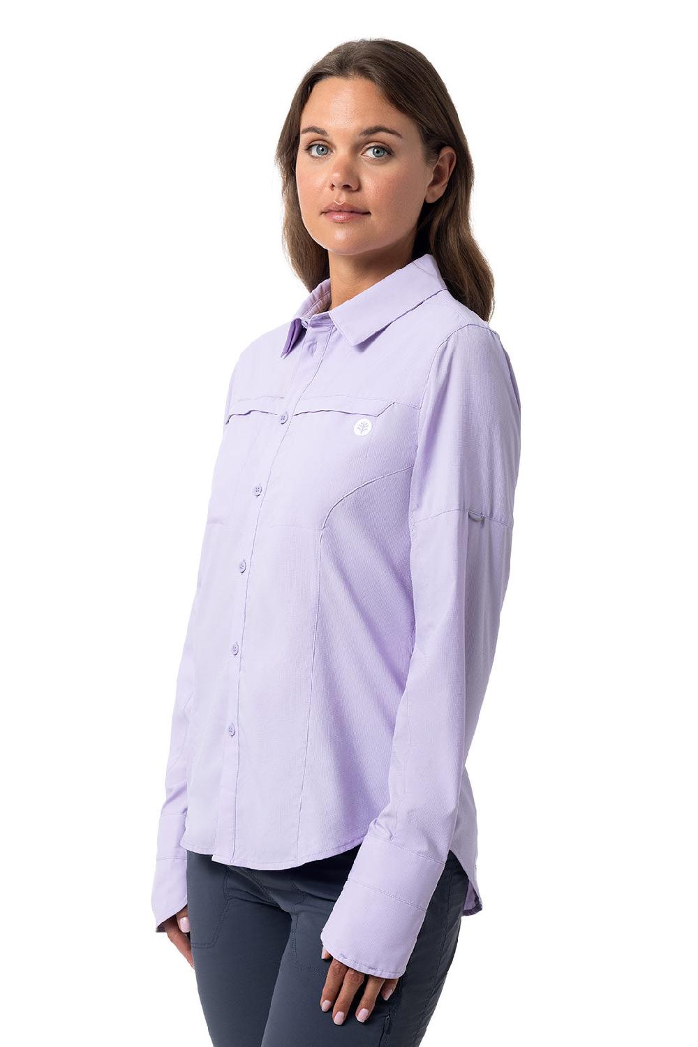 Coolibar Women's Kodia Fishing Shirt | Lavendula