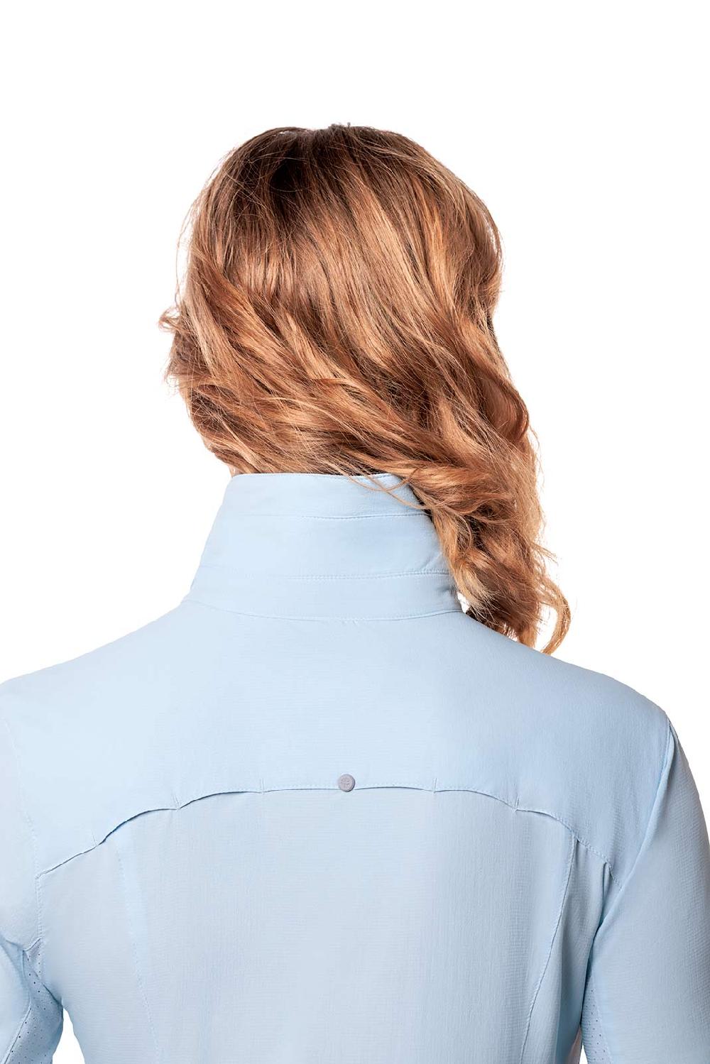 Coolibar Women's Kodia Fishing Shirt | Light Blue