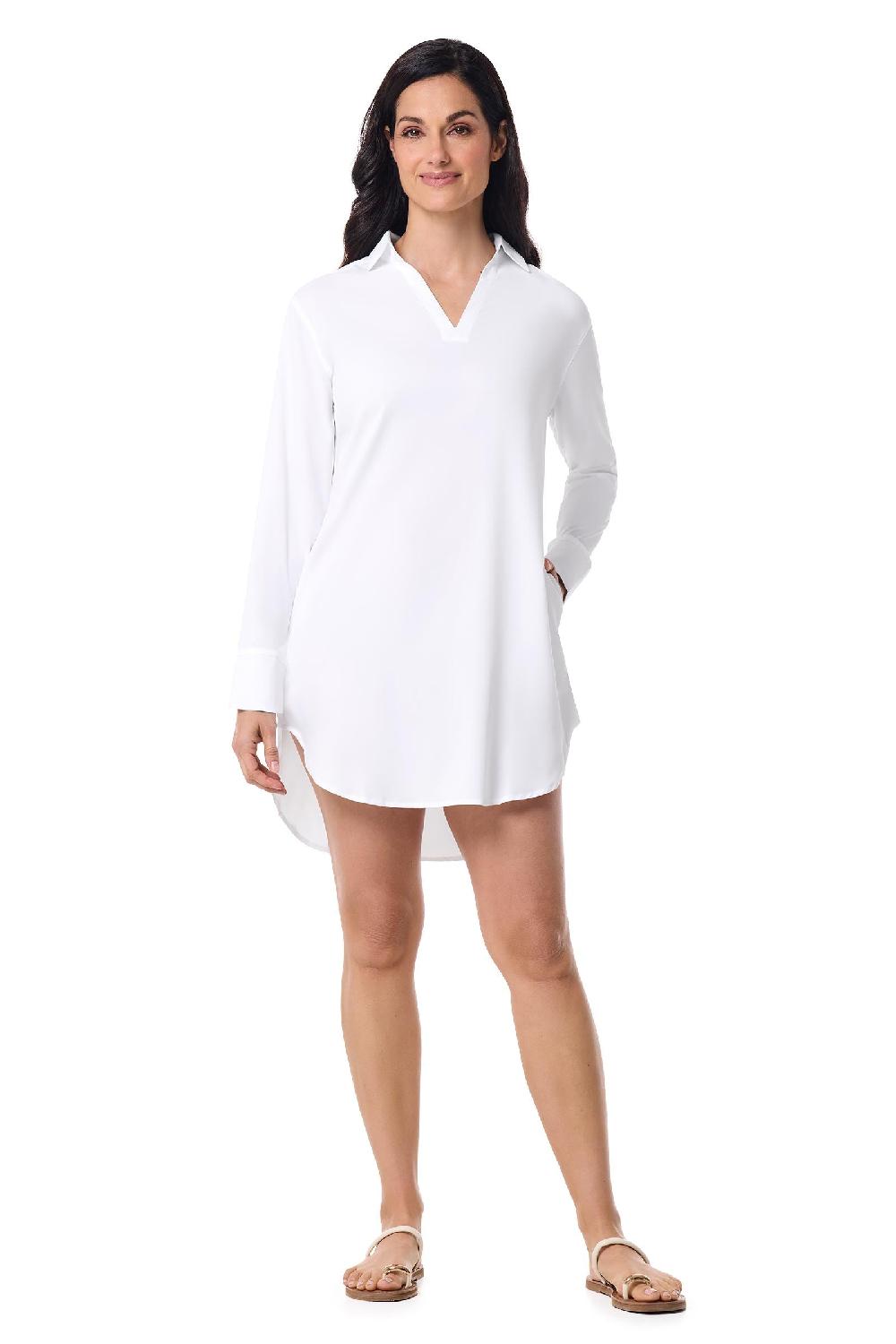 Coolibar Women's Koesta Cover-Up | White