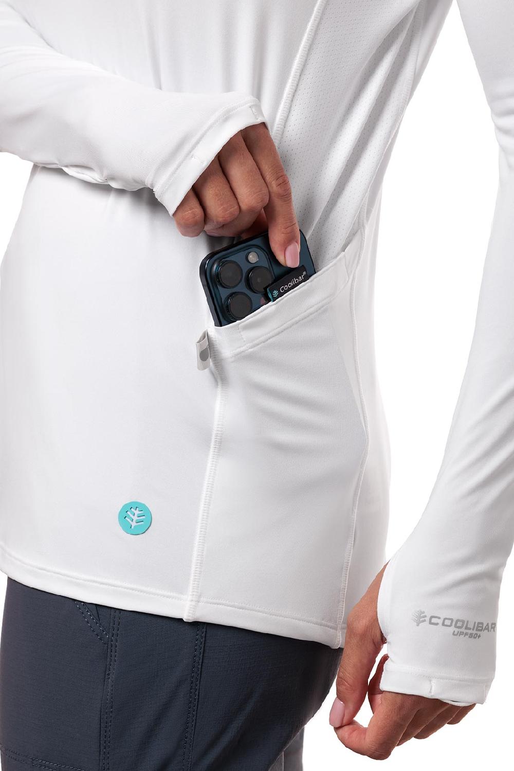 Coolibar Women's Lighthouse Point Boat Tee | White