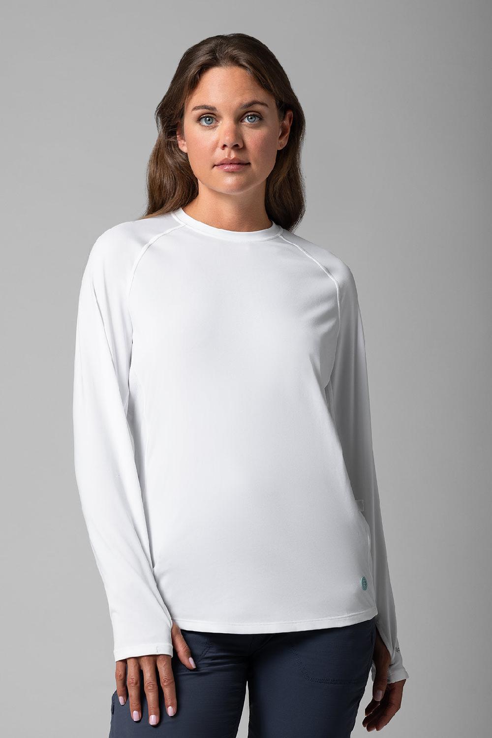 coolibar Women's Lighthouse Point Boat Tee | White