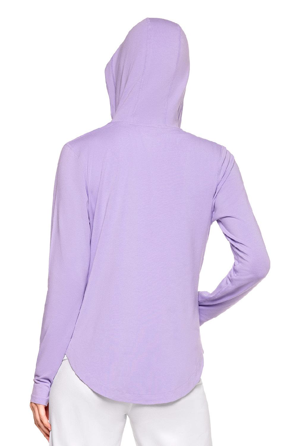 Coolibar Women's LumaLeo Zip-Up Hoodie | Lavendula